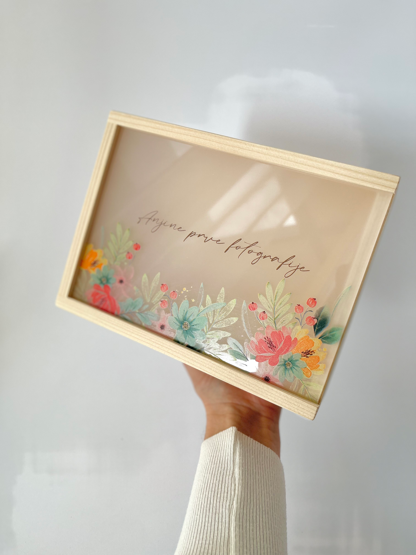 Foto kutija Tiny Vintage Rose | Puno drvo