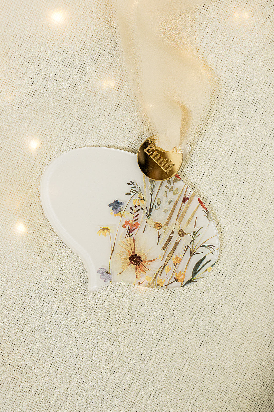 Personalizovani ukras Vintage flower | dva dezena