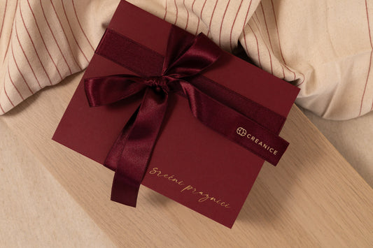 Burgundy poklon kutija  |  Srećni praznici