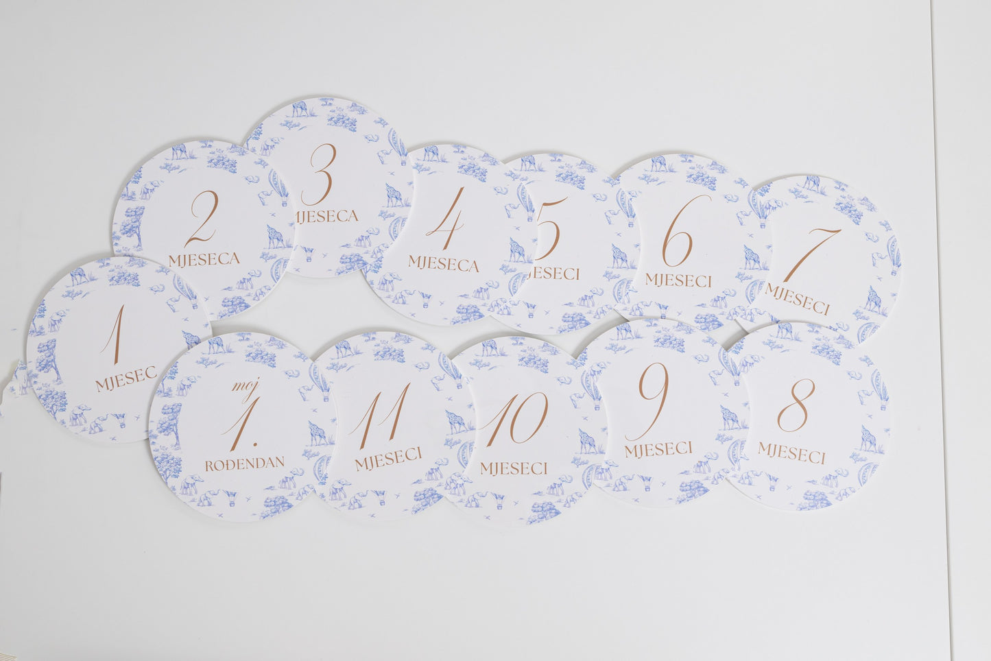 Set milestone kartica Timeless Garden