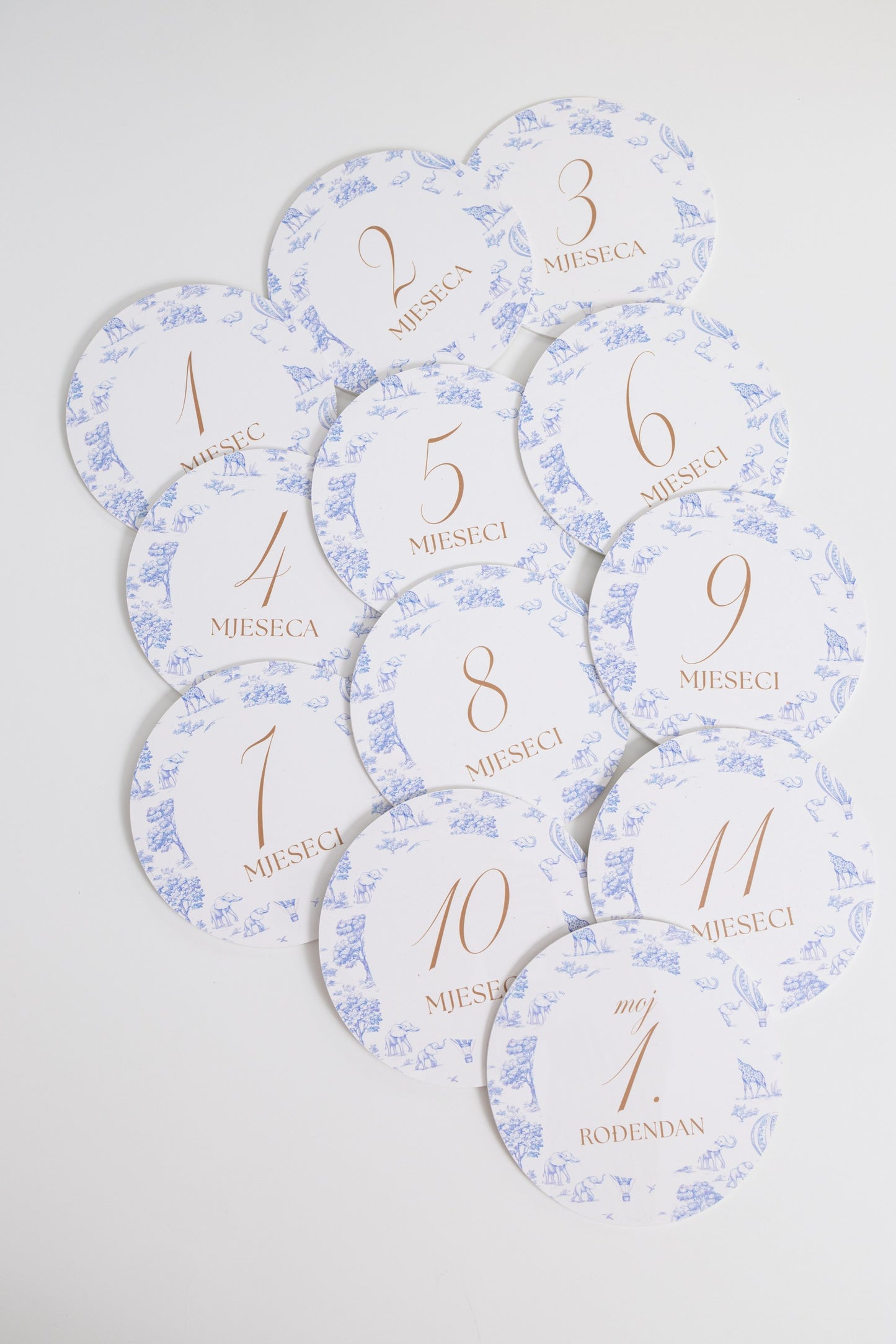 Set milestone kartica Timeless Garden