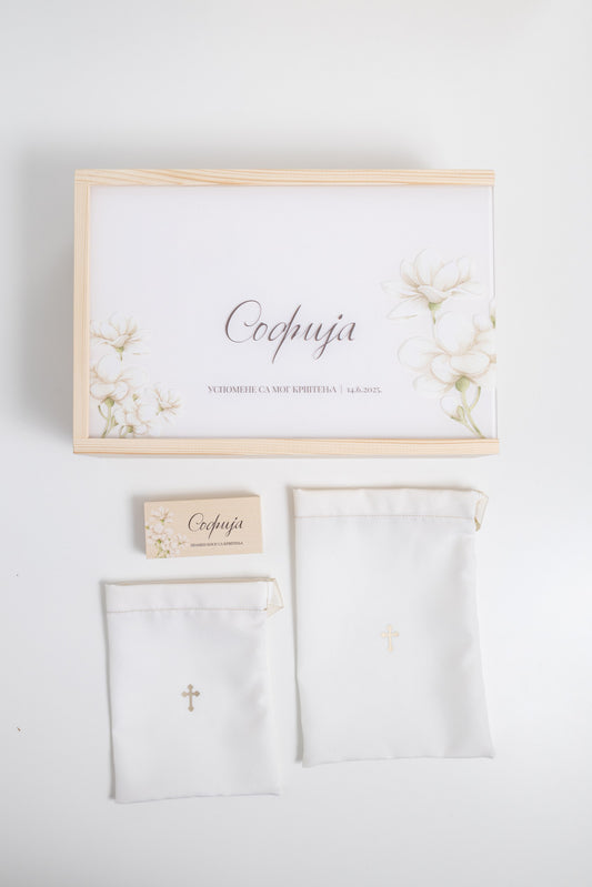 Ellie set za uspomene sa krštenja VELIKI | personalizacija po želji