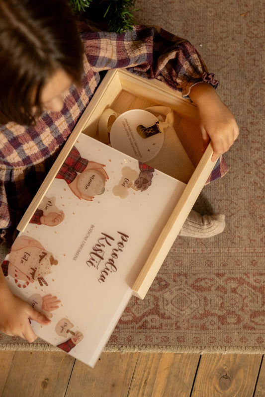 Božićna porodična kutija uspomena  | PUNO DRVO