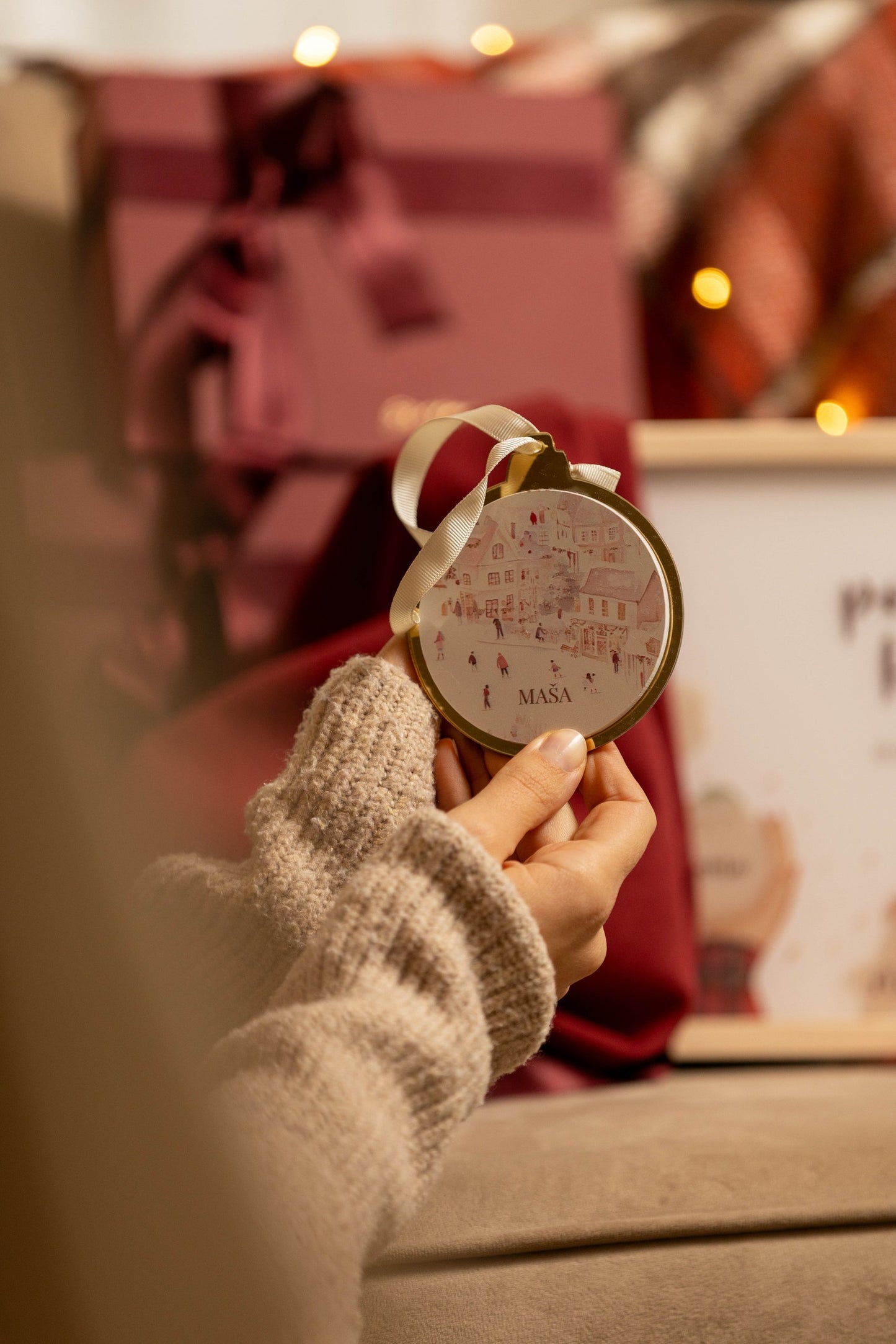 Winter Village | personalizovani ukras za jelku