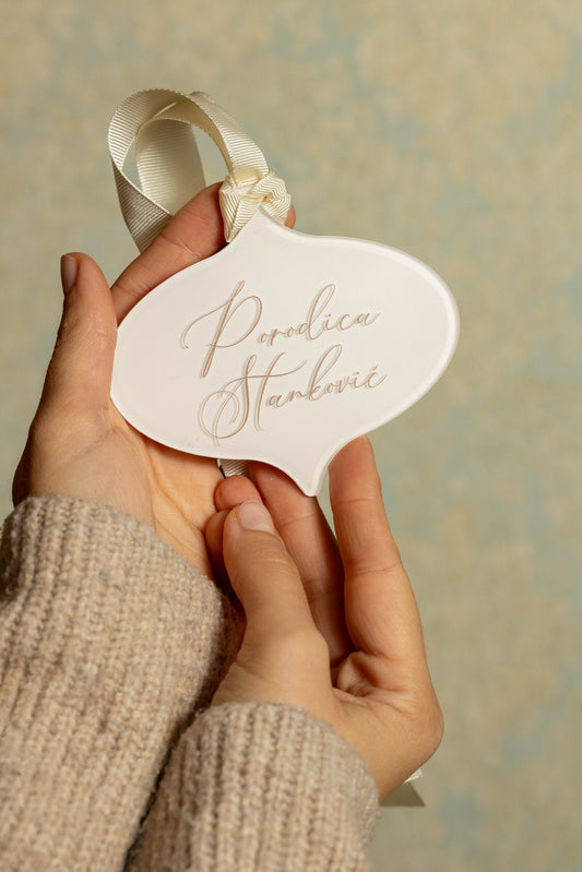 Personalizovani ukras Vintage family