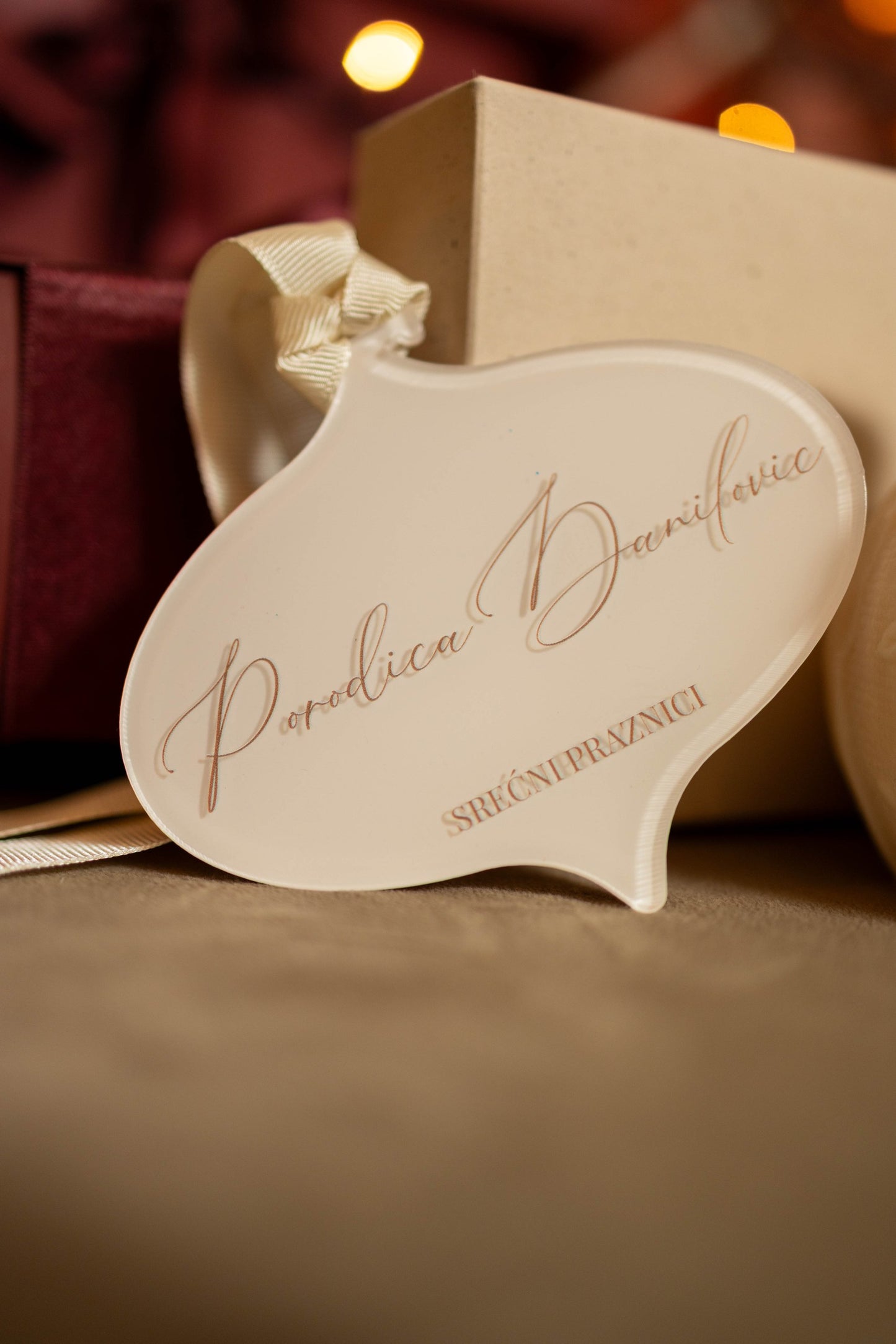 Personalizovani ukras Vintage family