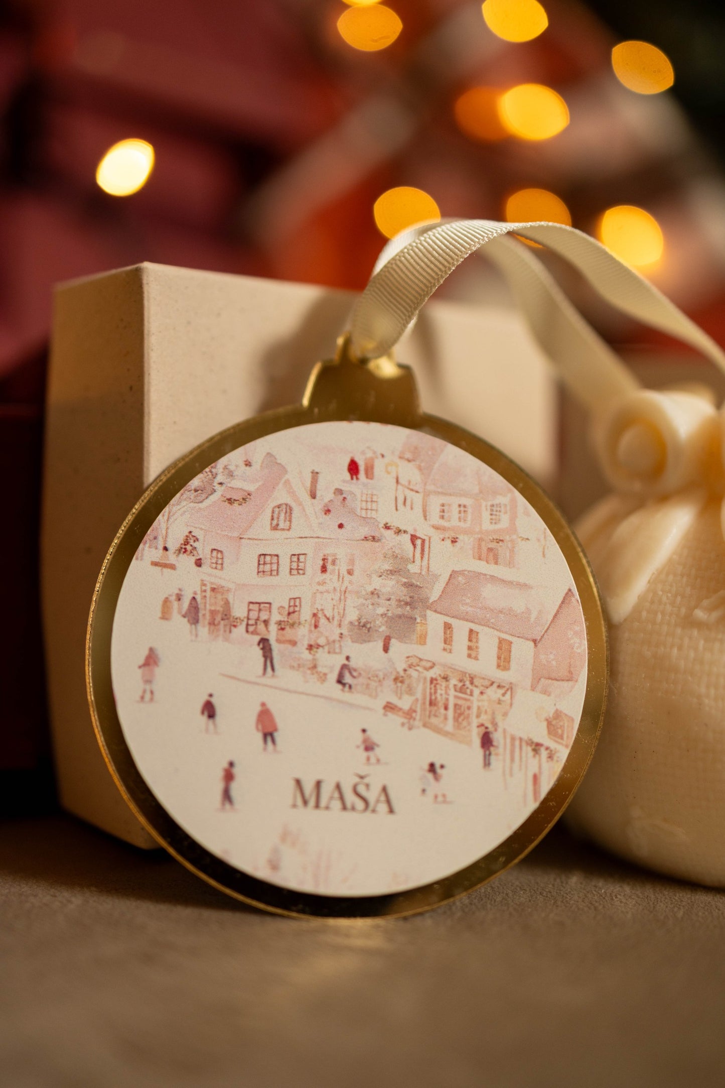 Winter Village | personalizovani ukras za jelku