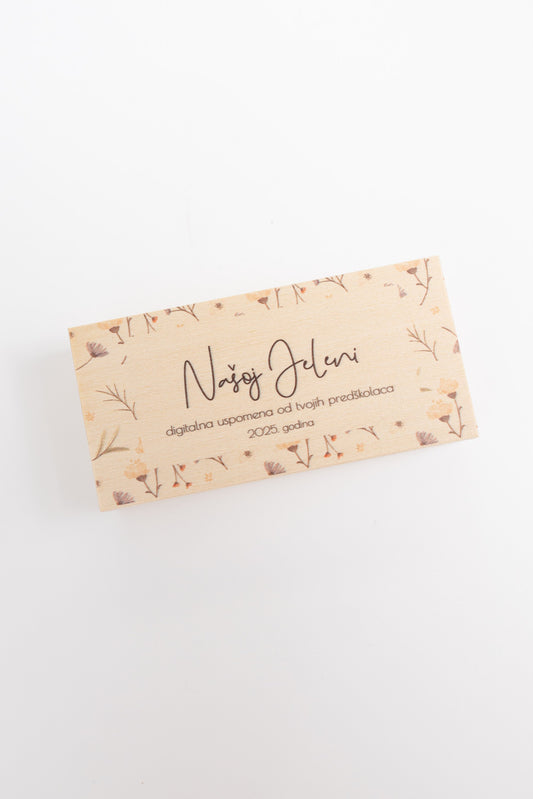 Personalizovana kutijica za digitalne uspomene Flower