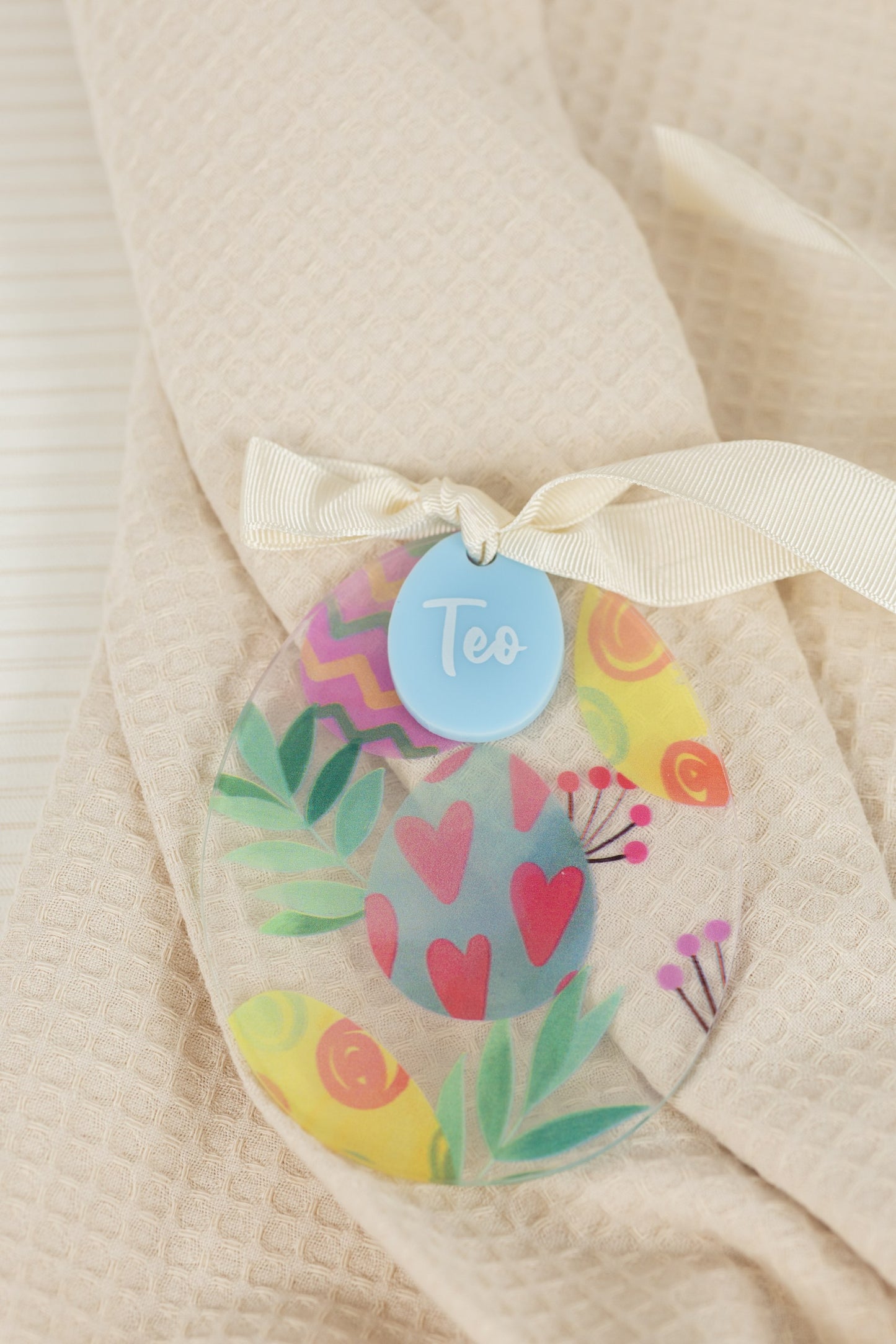 Personalizovano jaje Bunny Flora | plavo ili roze