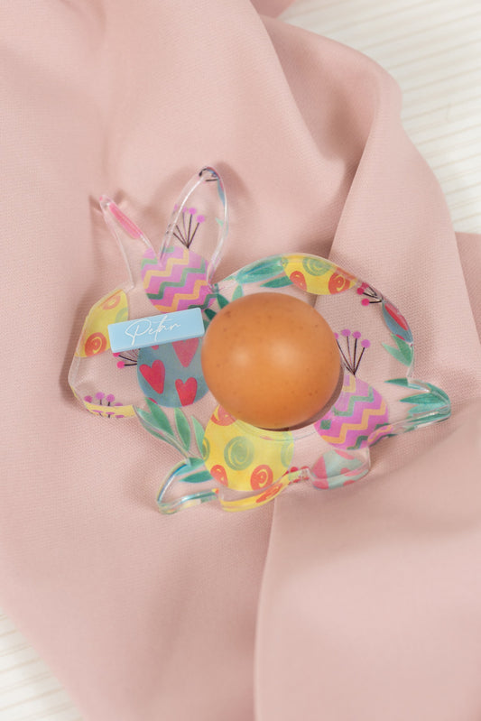 Držač za jaje Bunny Flora | personalizacija