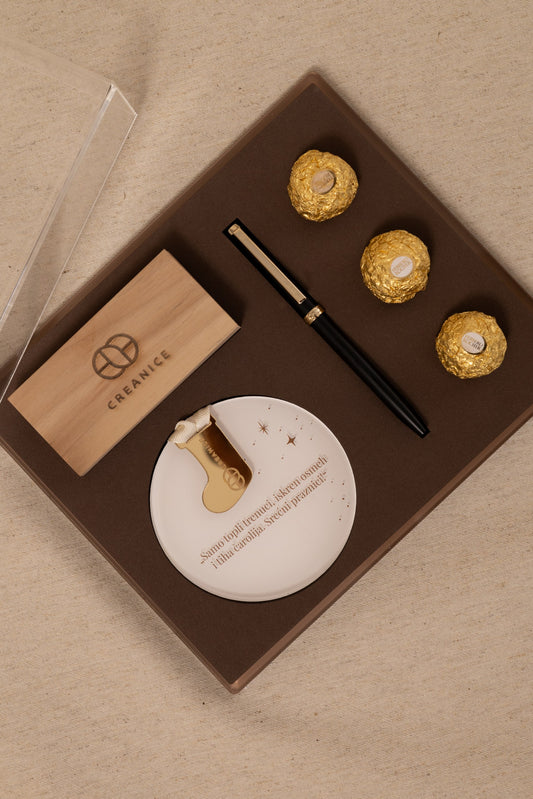 Lux providna kutija | brendirana drvena USB kutija, hemijska i ukras za jelku