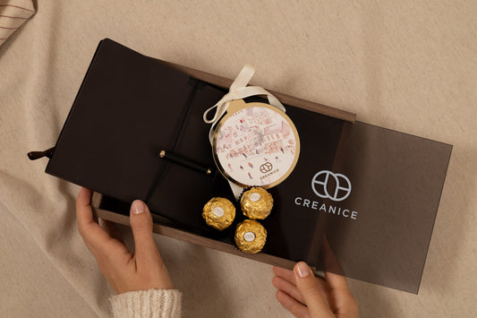 Lux kutija od orahovog drveta | lux notes, hemijska i brendirani ukras