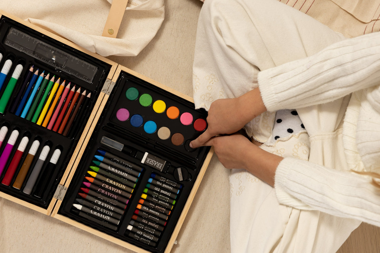 Cream personalizovani koferčić | kreativni set