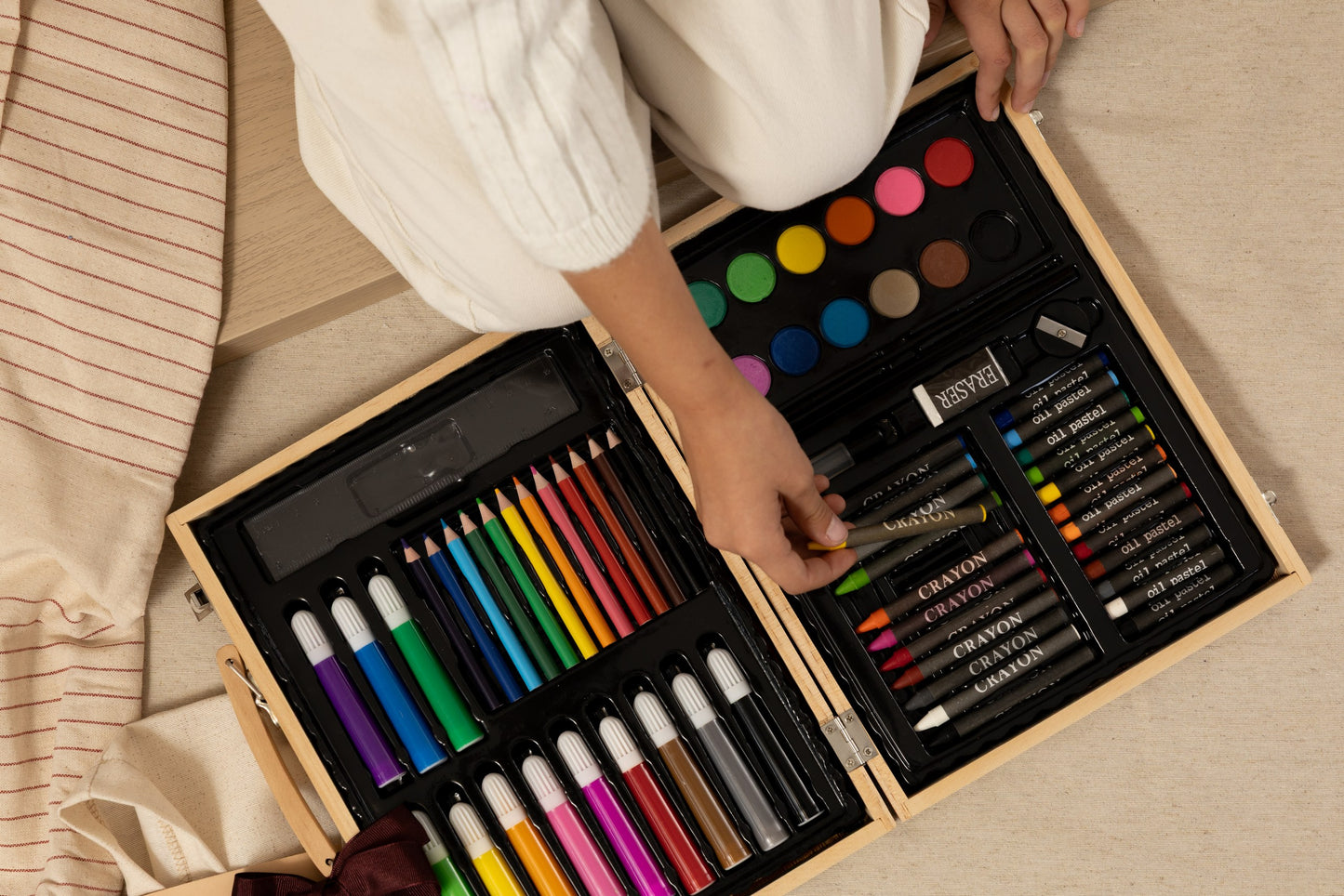 Cream personalizovani koferčić | kreativni set
