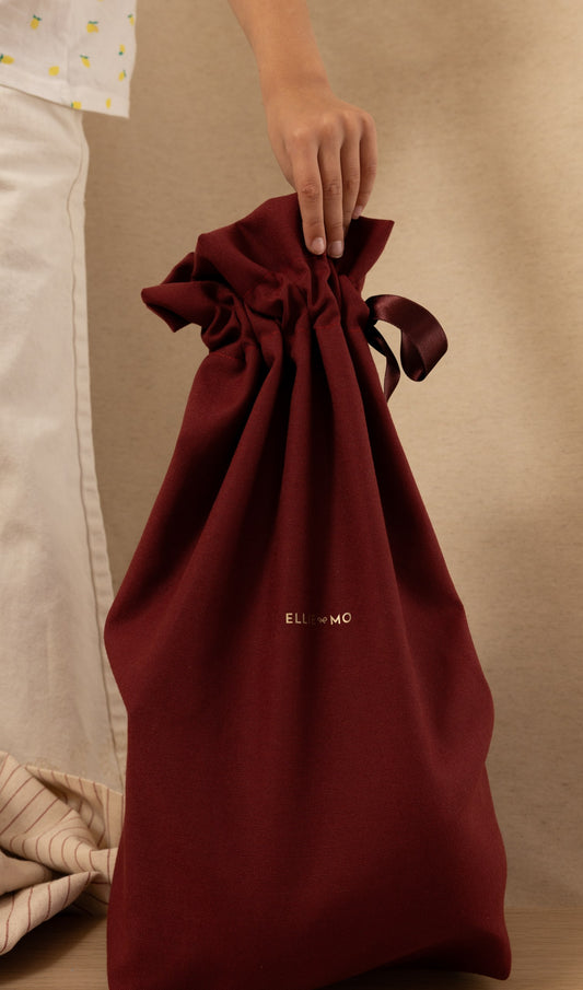 North Pole set  |  personalizovani meda i ukras u bordo džakčiću