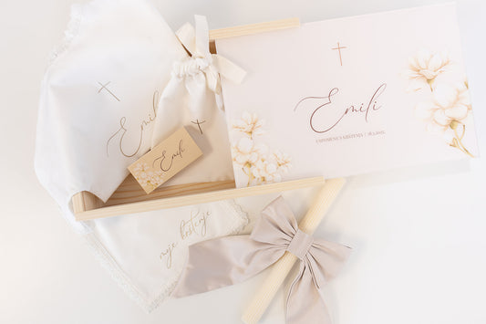 VELIKI Ellie set za krštenje i uspomene | personalizacija po želji