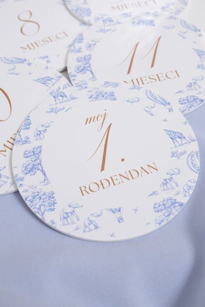 Set milestone kartica Timeless Garden
