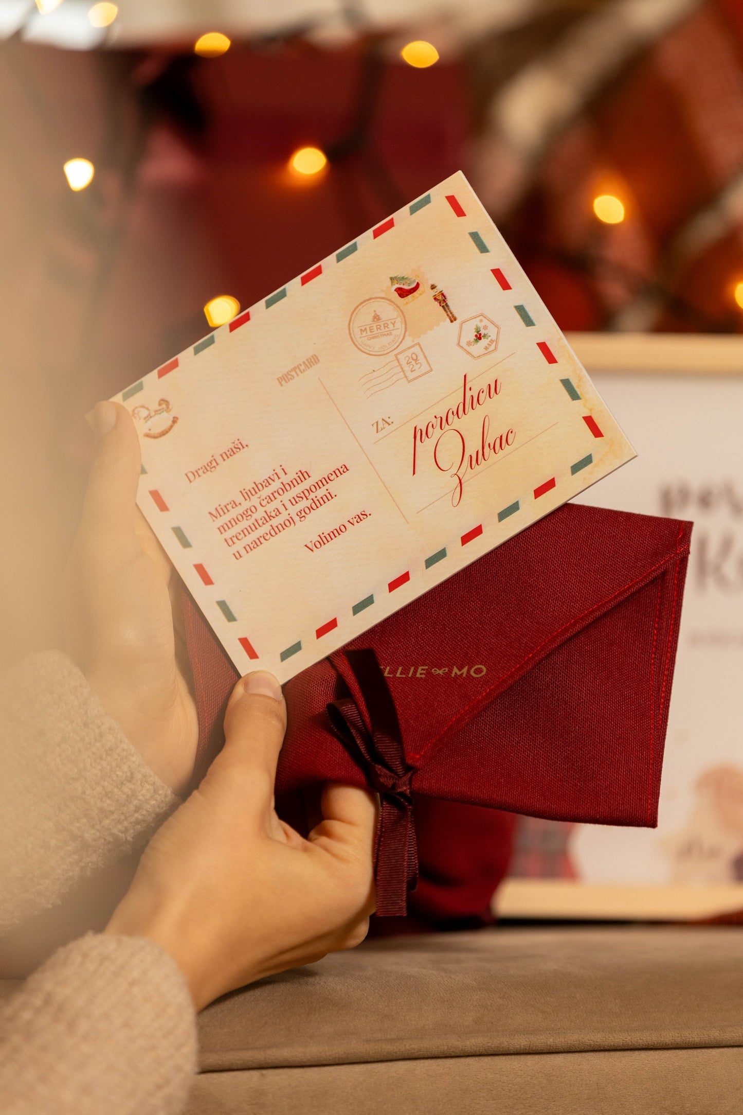 Čestitka North Pole Mail  |  personalizacija na akrilu