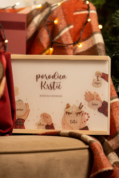 Božićna porodična kutija uspomena  | PUNO DRVO