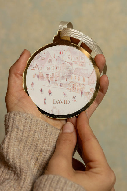 Winter Village | personalizovani ukras za jelku
