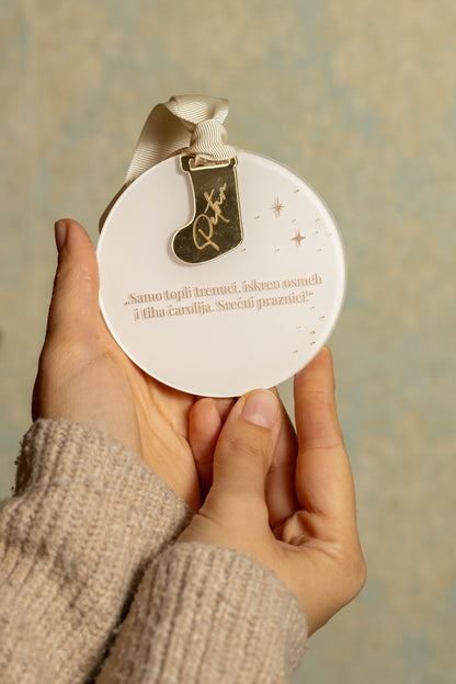 Personalizovani ukras Nole  |  dve boje