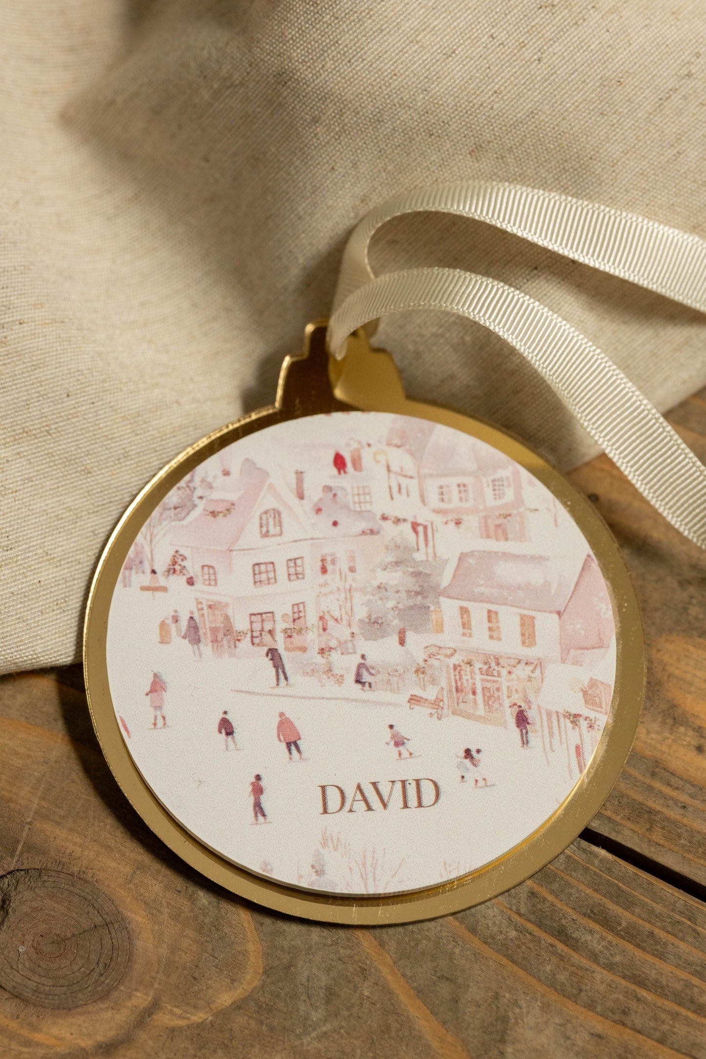 Winter Village | personalizovani ukras za jelku