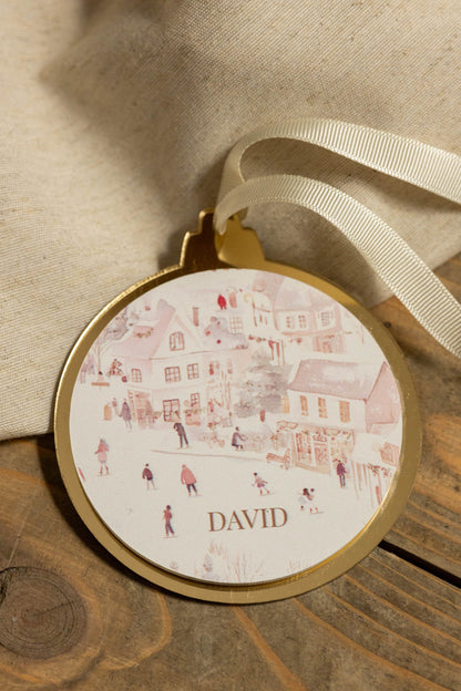 Winter Village | personalizovani ukras za jelku