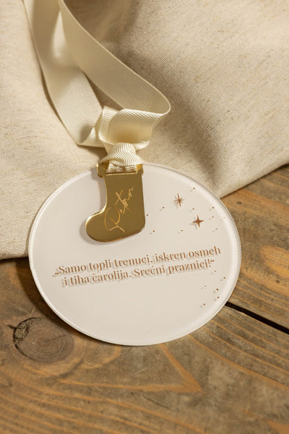 Personalizovani ukras Nole  |  dve boje