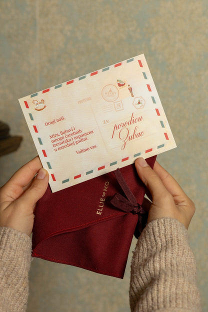 Čestitka North Pole Mail  |  personalizacija na akrilu