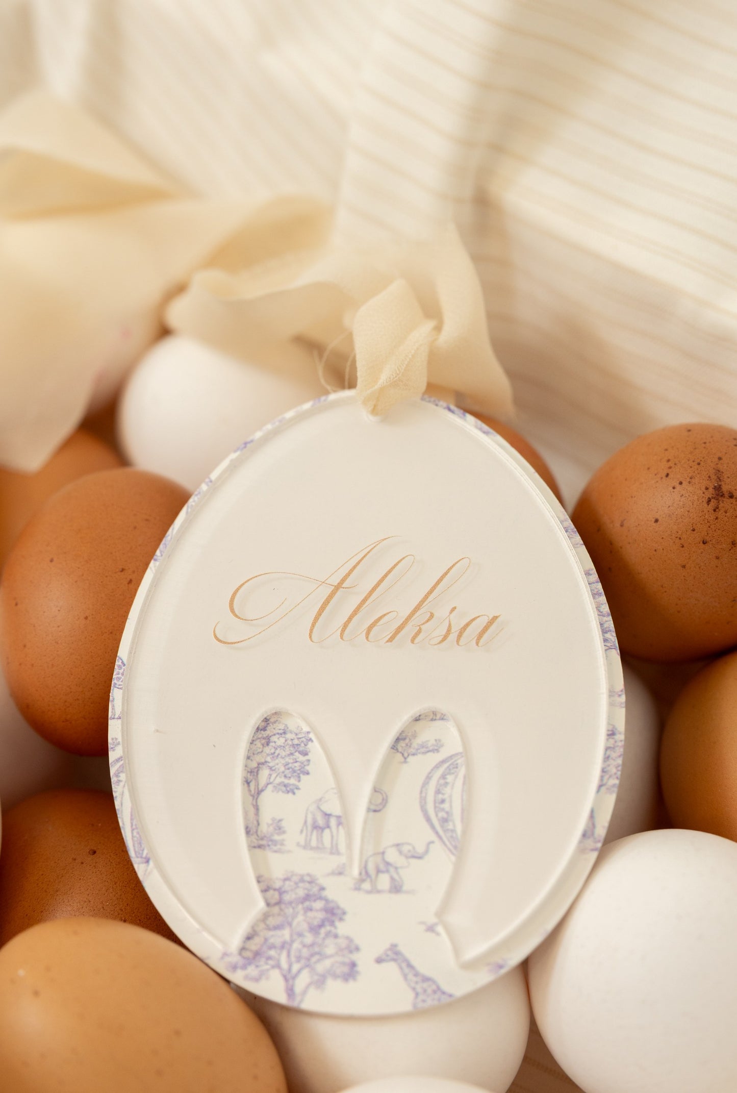 Personalizovano jaje Bunny | Timeless Garden