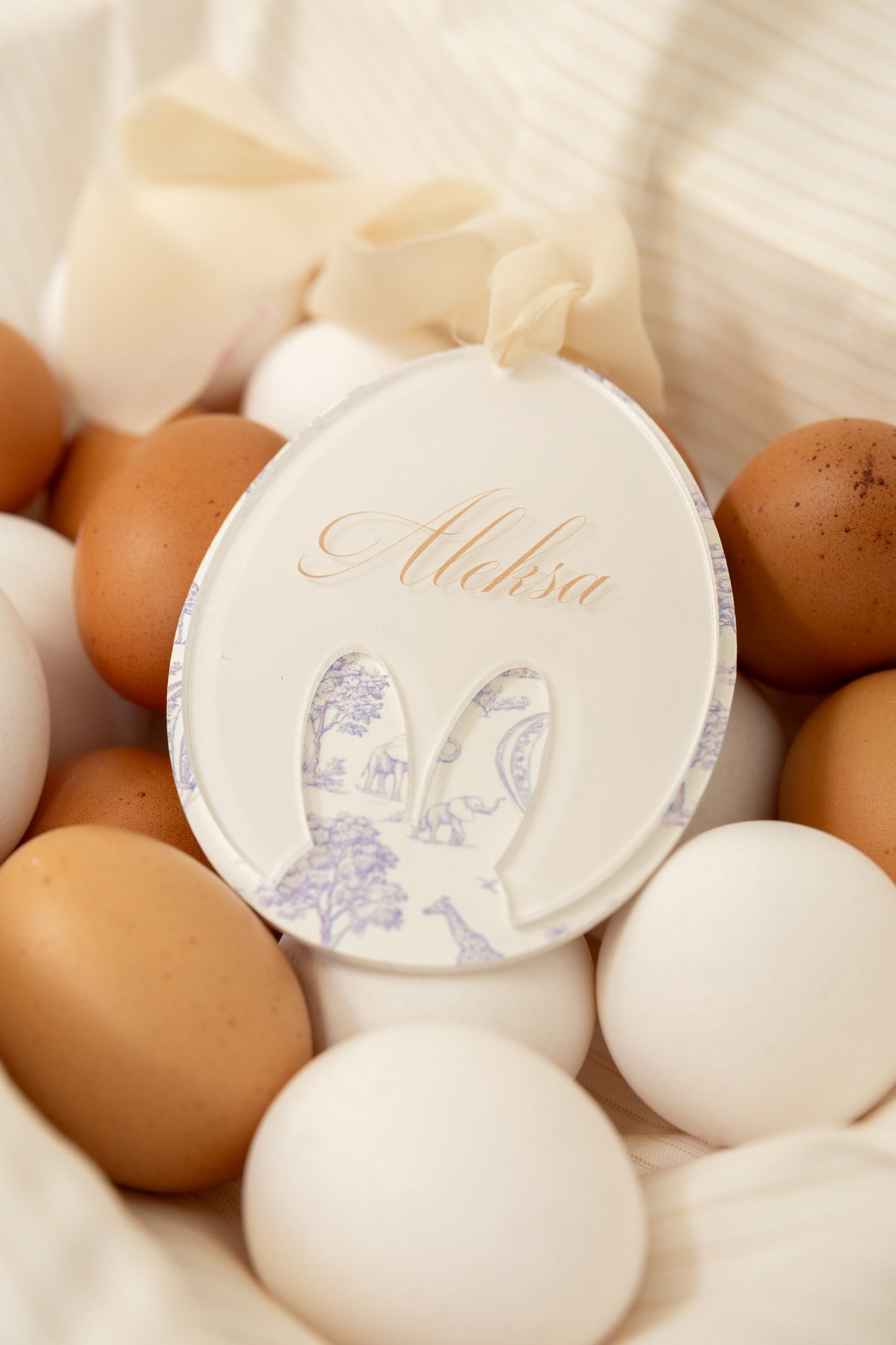 Personalizovano jaje Bunny | Timeless Garden