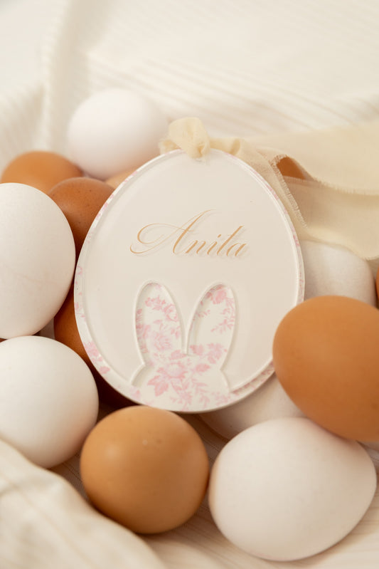 Personalizovano jaje Bunny | Blush Garden