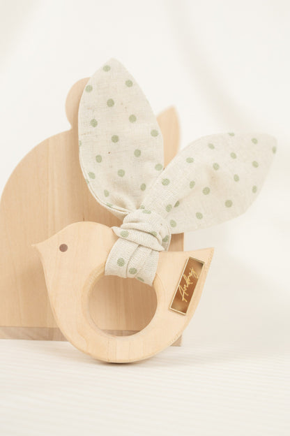 Držač za jaje ptičica Bloom | drveni - više dezena