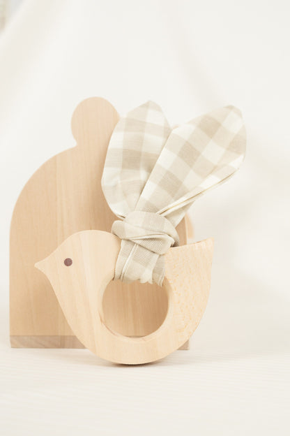 Držač za jaje ptičica Bloom | drveni - više dezena