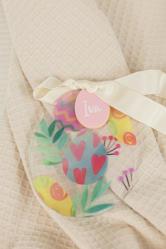 Personalizovano jaje Bunny Flora | plavo ili roze