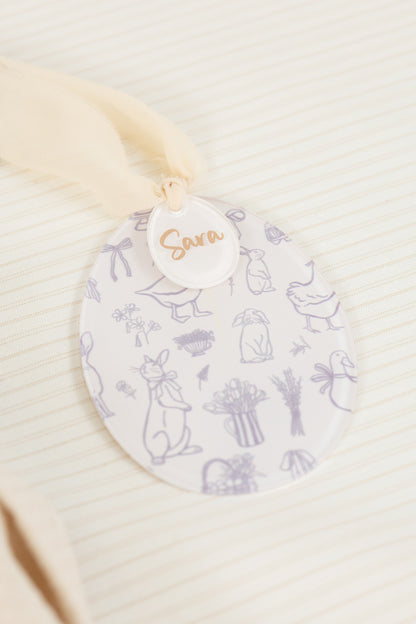 Personalizovano jaje Lavender | dva dezena