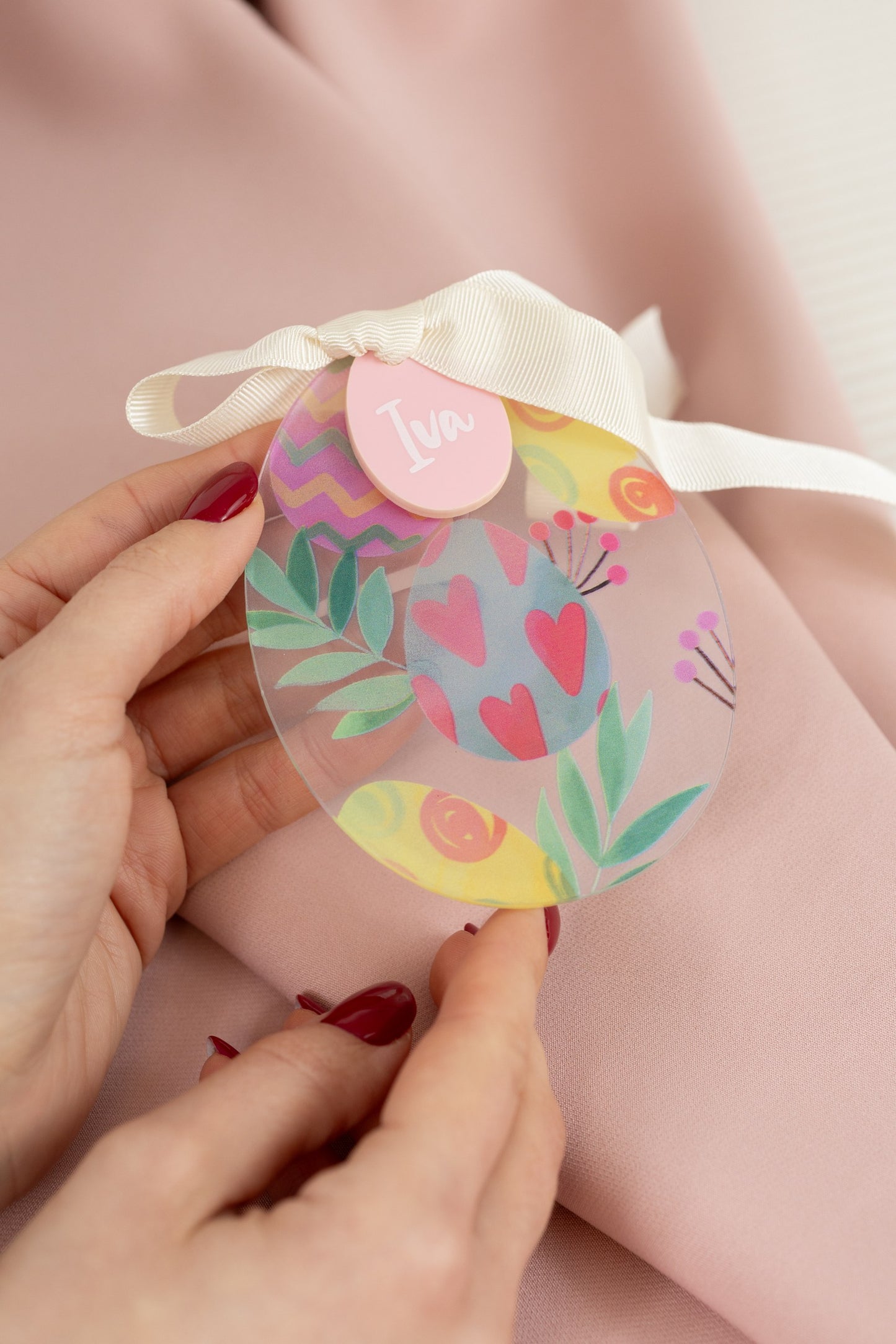 Personalizovano jaje Bunny Flora | plavo ili roze