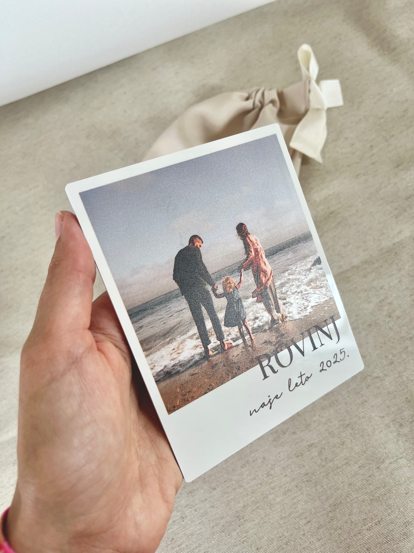 Sea Memory  |  Foto magnet na akrilnoj pločici sa personalizacijom
