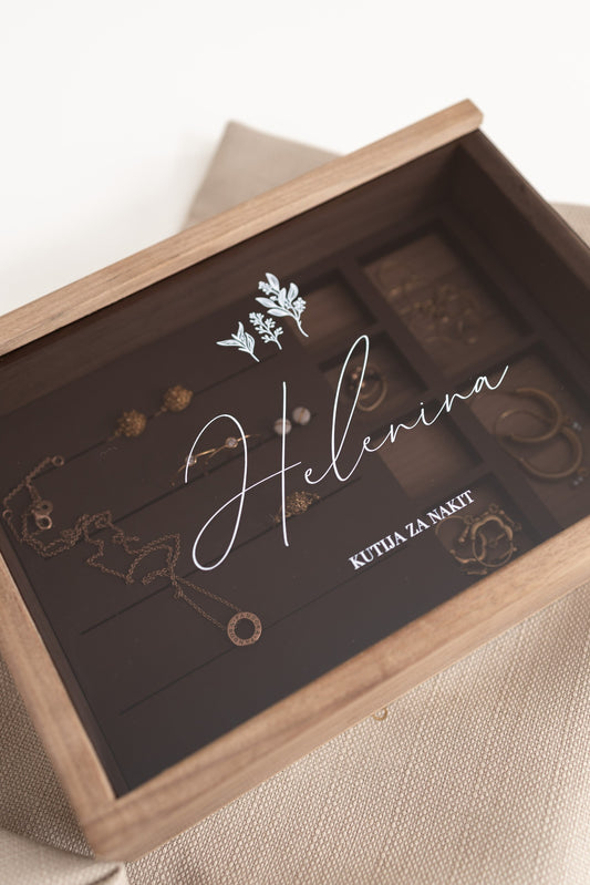 Kutija za nakit Noble Keeps | puno drvo oraha