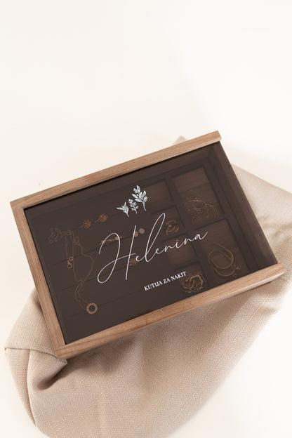 Kutija za nakit Noble Keeps | puno drvo oraha