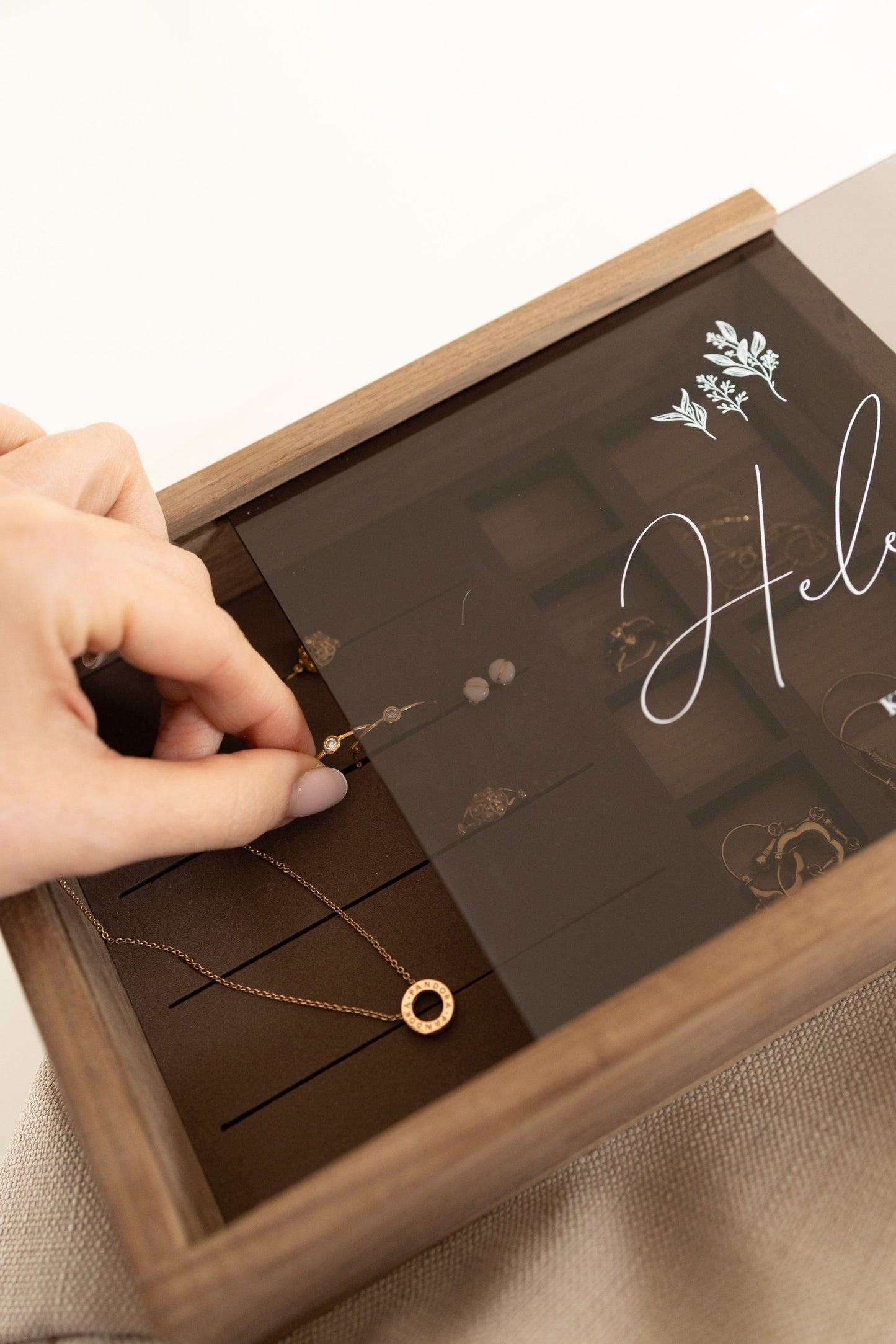 Kutija za nakit Noble Keeps | puno drvo oraha