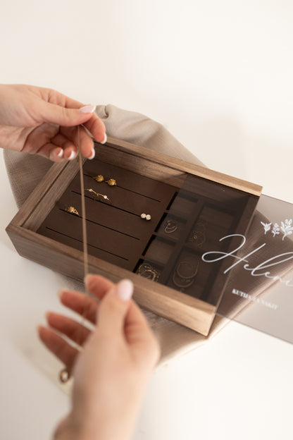 Kutija za nakit Noble Keeps | puno drvo oraha